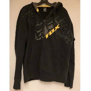 Fox Racing zip up sweatshirt